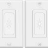 VCELINK White 2 Pack Wall Plate ABS Material-0