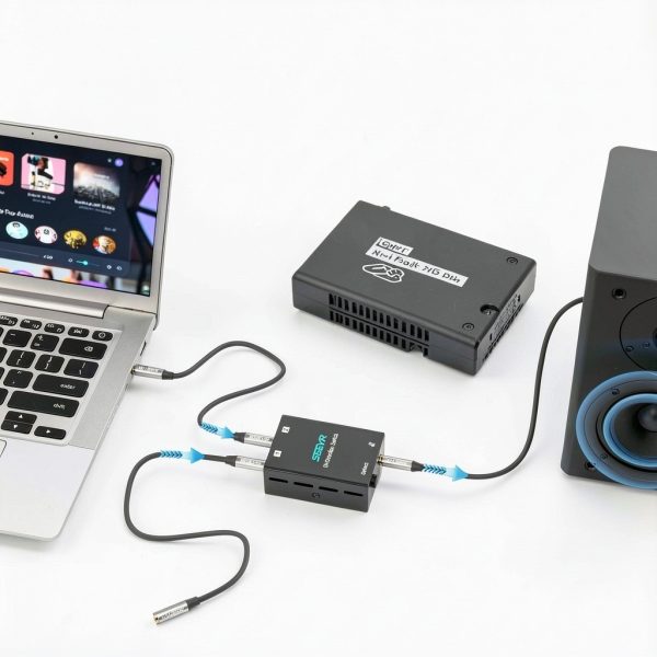 SGEYR Audio Selector Box 3.5mm Switch-6