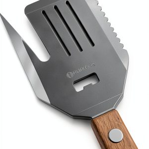 Flipfork Spatula Stainless Steel 5-in-1 BBQ Tool for-0