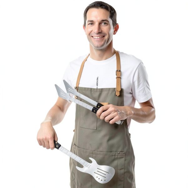 Barbecue Tool Set Rock Guitar Design Stainless Steel PEPKICN-4