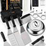POLIGO 28pcs BBQ Tools Stainless Steel Griddle Accessories-0