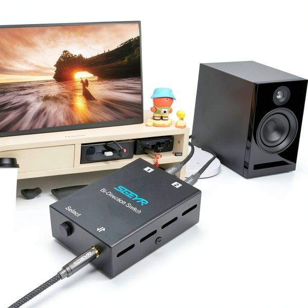 SGEYR Audio Selector Box 3.5mm Switch-7