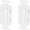 Chaosss &. 2 Pack Brush Passthrough Wall Plate-0