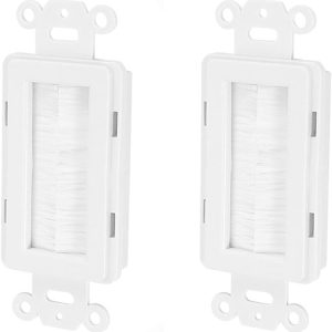 Chaosss &. 2 Pack Brush Passthrough Wall Plate-0