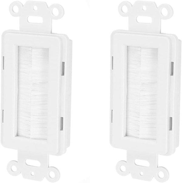 Chaosss &. 2 Pack Brush Passthrough Wall Plate-0