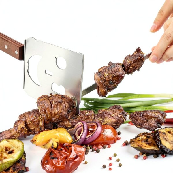 STEVEN-BULL S 7-in-1 Grill Spatula Stainless Steel Orange-4