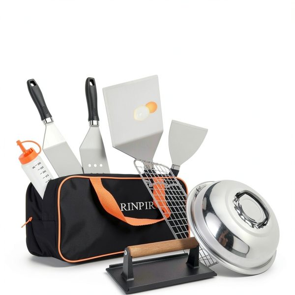RINPIR 33PCS Griddle Accessories Set Dishwasher Safe Storage-5