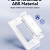 VCELINK White 2 Pack Wall Plate ABS Material-3