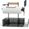 Geesta Grill Caddy Adjustable Steel Kitchen Organizer Black-5