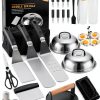 Grilljoy Griddle Tools Stainless Steel Set 28 Piece Kit-0