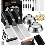 Grilljoy Griddle Tools Stainless Steel Set 28 Piece Kit-0