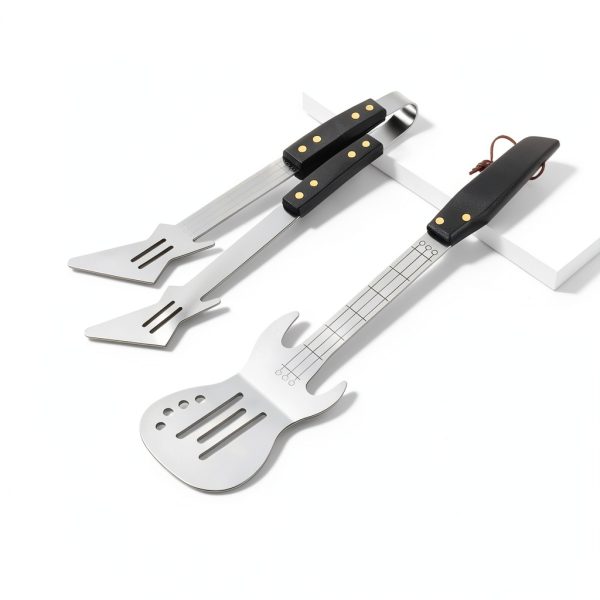 Barbecue Tool Set Rock Guitar Design Stainless Steel PEPKICN-1