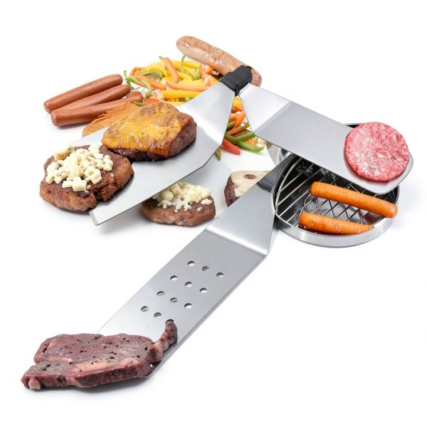 POLIGO 28pcs BBQ Tools Stainless Steel Griddle Accessories-3