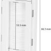 Chaosss &. 2 Pack Brush Passthrough Wall Plate-2