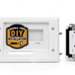 DATA COMM Duplex Receptacle Mid‑Size White Metal-0