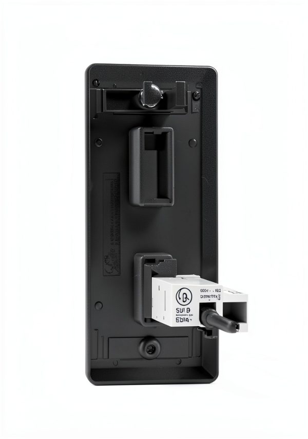 VCE White Keystone Wall Plate 2-Port Plastic-7