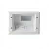 DATA COMM Duplex Receptacle Mid‑Size White Metal-2