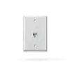 Cat6 Wall Plate Phizli White Plastic Design-4
