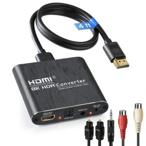 HDMI Audio Extractor avedio links 8K 60Hz ARC-0