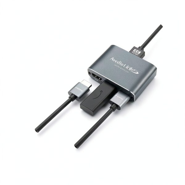 HDMI Switch 3 Ports avedio links Aluminum 4K 60Hz-3