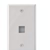 VCE 1-Port White Wall Plate Plastic Design-4