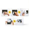 DATA COMM Duplex Receptacle Mid‑Size White Metal-7