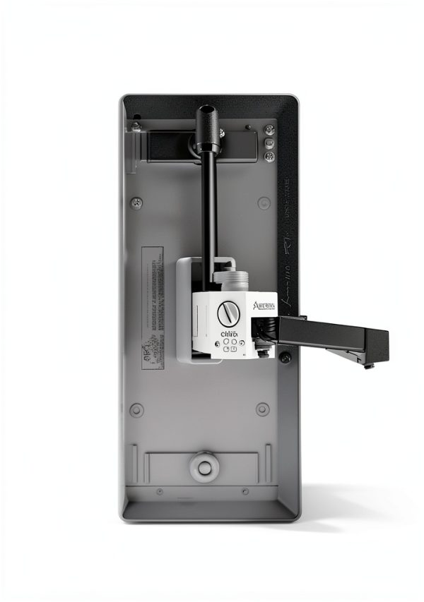 VCE 1-Port White Wall Plate Plastic Design-7