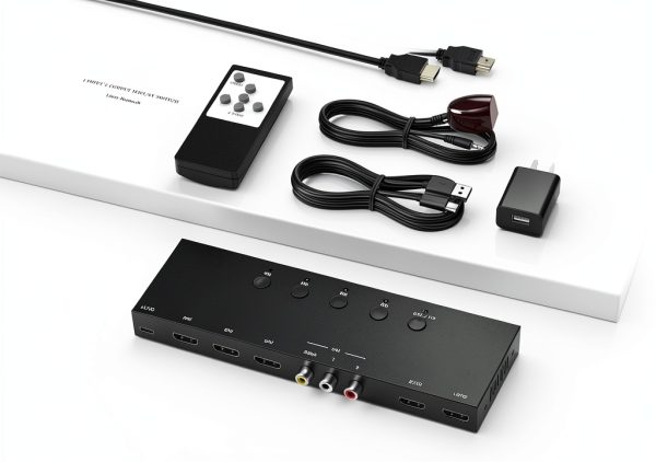 Y.D.F HDMI Switch 7 Port 4K Black Selector Gaming-5