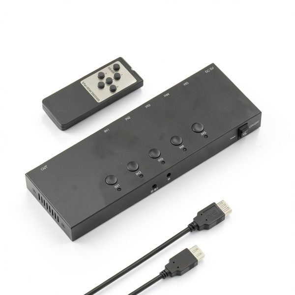 HDMI Switch Y.D.F Black 5 Port 4K for Gamers-7