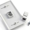 Cat6 Wall Plate Phizli White Plastic Design-3