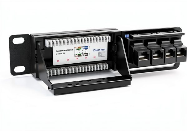 Jadaol Cat6 Patch Panel 24-Port Rack Steel-3