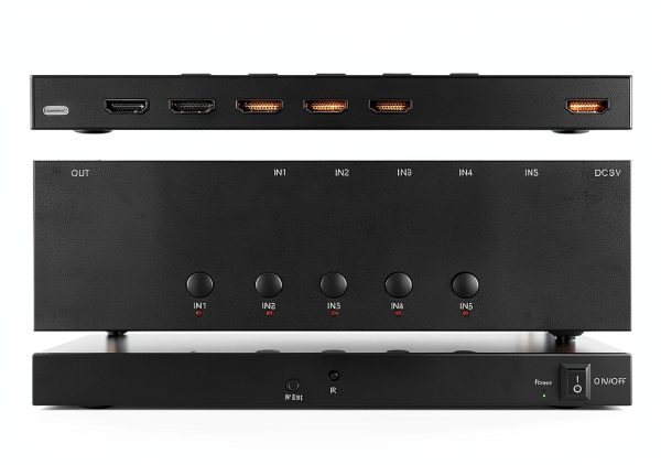 HDMI Switch Y.D.F Black 5 Port 4K for Gamers-6