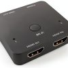 OREI 8K HDMI Switch 2x1 Dual Selector with Auto Manual Switching, VRR-3
