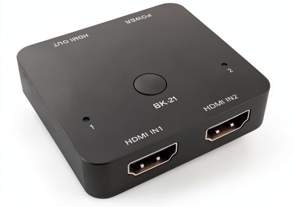 OREI 8K HDMI Switch 2x1 Dual Selector with Auto Manual Switching, VRR-3