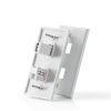Cable Matters 2 Port ABS Keystone Wall Plate Polished White Design-4