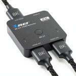 OREI 8K HDMI Switch 2x1 Dual Selector with Auto Manual Switching, VRR-0