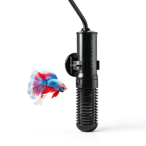 25W Mini Aquarium Heater Novique Submersible for 1-6 Gallon Tanks-0