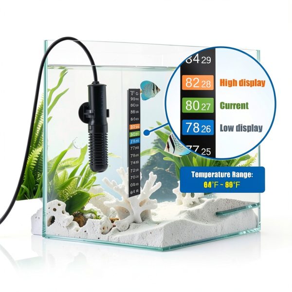 25W Mini Aquarium Heater Novique Submersible for 1-6 Gallon Tanks-6