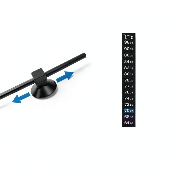 DaToo Super Mini Aquarium Heater 6W Flat Heater for 2 Gallon Tanks-5