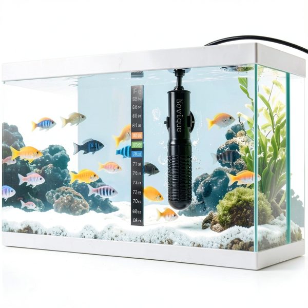 25W Mini Aquarium Heater Novique Submersible for 1-6 Gallon Tanks-3