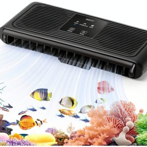 PAIZOO Aquarium Chiller Fan 3 Speed Modes 6.4W Dual Turbo PZBS2-0