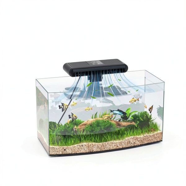 PAIZOO Aquarium Chiller Fan 3 Speed Modes 6.4W Dual Turbo PZBS2-1